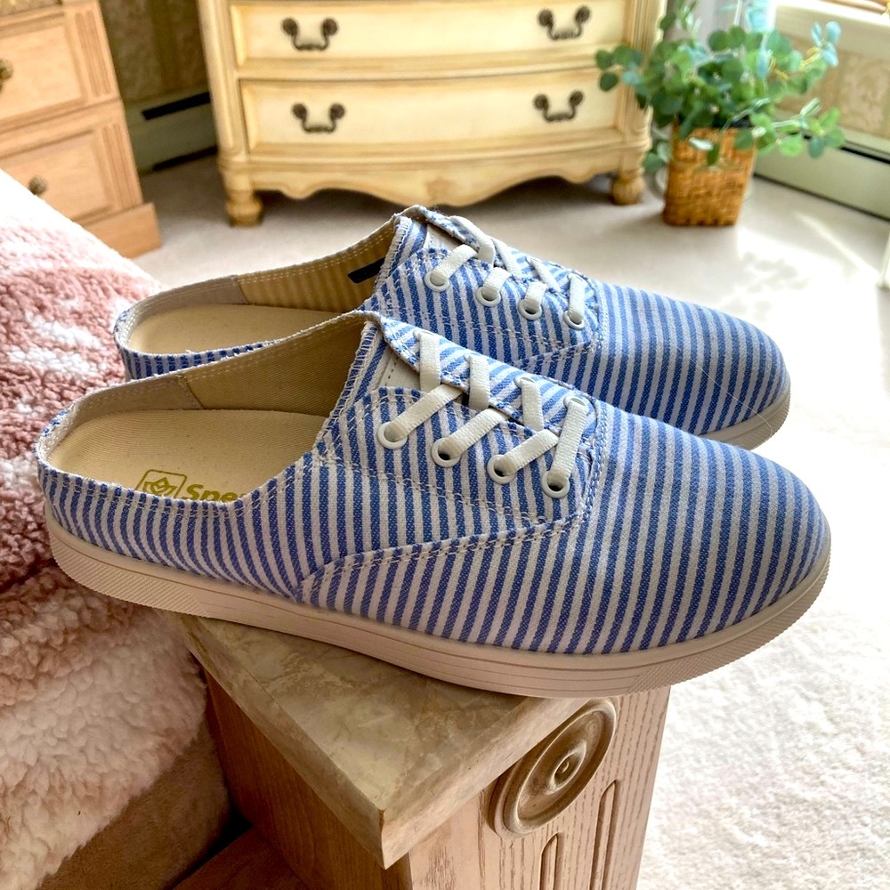 Spenco slip on mule sneakers